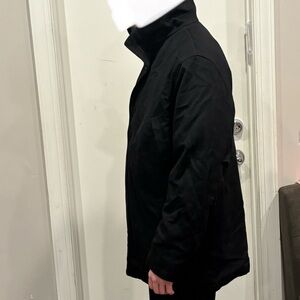 Men's Black Zip-Front Jacket